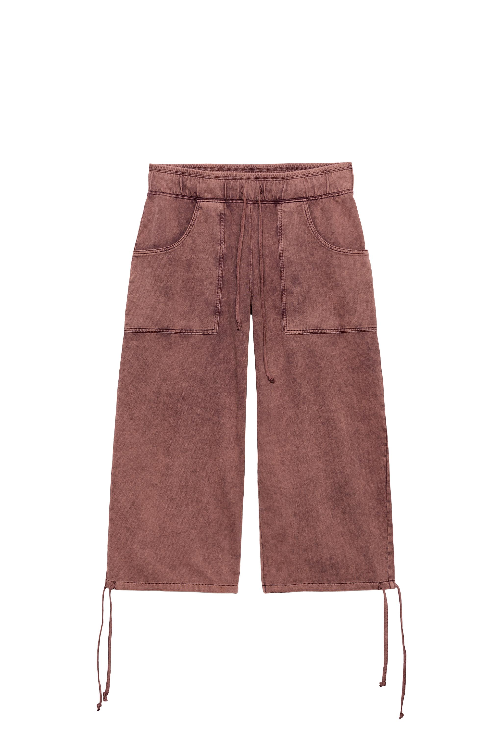 WASHED EFFECT LONG BERMUDA SHORTS